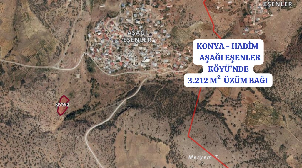 KONYA HADİM AŞAĞI EŞENLER 3.212 M² BAĞ SATILIKTIR   - KONYA HADİM fotoğraf 11